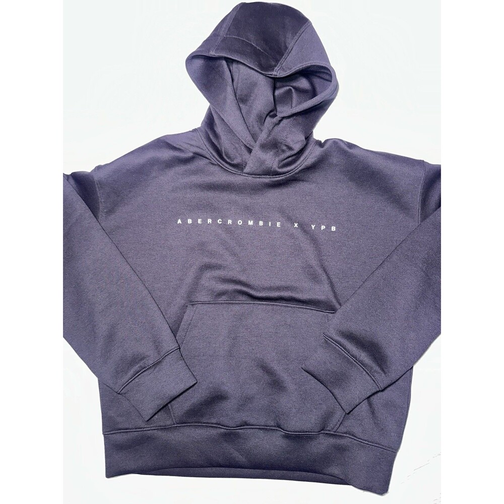 Abercrombie YPB Neoknit Kids Black Hoodie sz 11-12 NWT